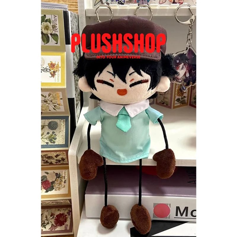 20Cm Bungo Stray Dogs Akutagawa Ryunosuke Plush Pendant With Magnetic Suction Edogawa Ranpo 毛绒挂件