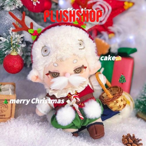 20cm cotton doll plush christmas theme clothes cute outfit for dolls only wa yi 793