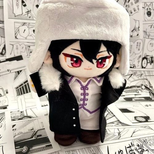 20cm fyodor dostoyevsky plushie outfit changeable bsd wan ou 419