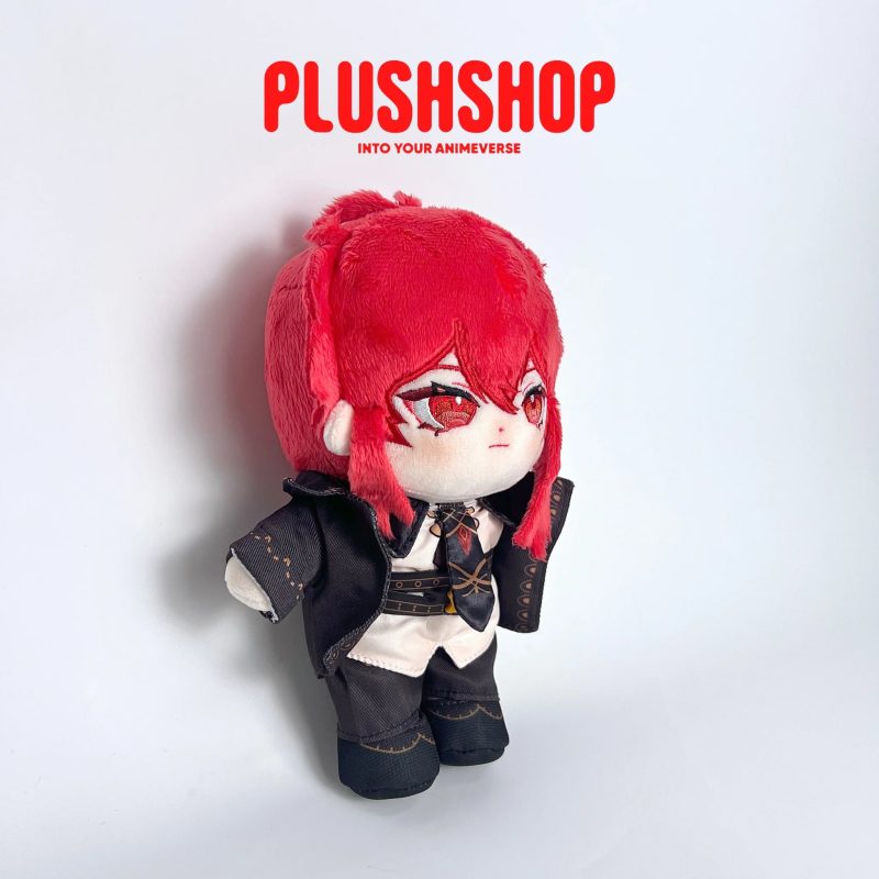 20cm genshin impact diluc plush cute doll outfit changeable wan ou 308