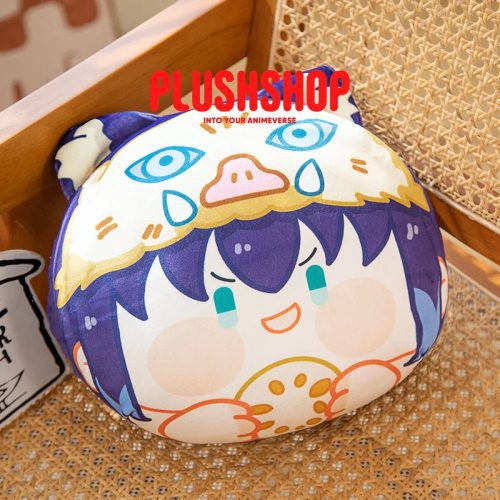 35Cm Demon Slayer Cute Pillow Plush Gift Hashibira Inosuke 抱枕