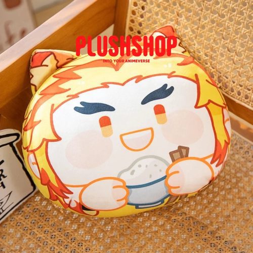 35Cm Demon Slayer Cute Pillow Plush Gift Rengoku Kyoujurou 抱枕