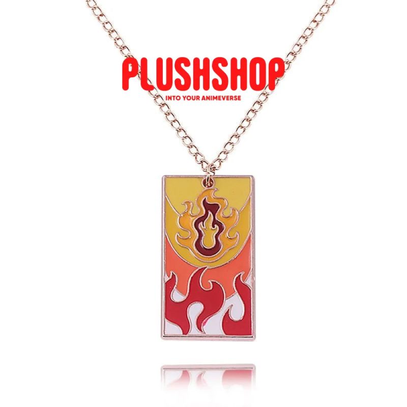 Demon Slayer Tanjirou Rengoku Necklace Kyoujurou N966