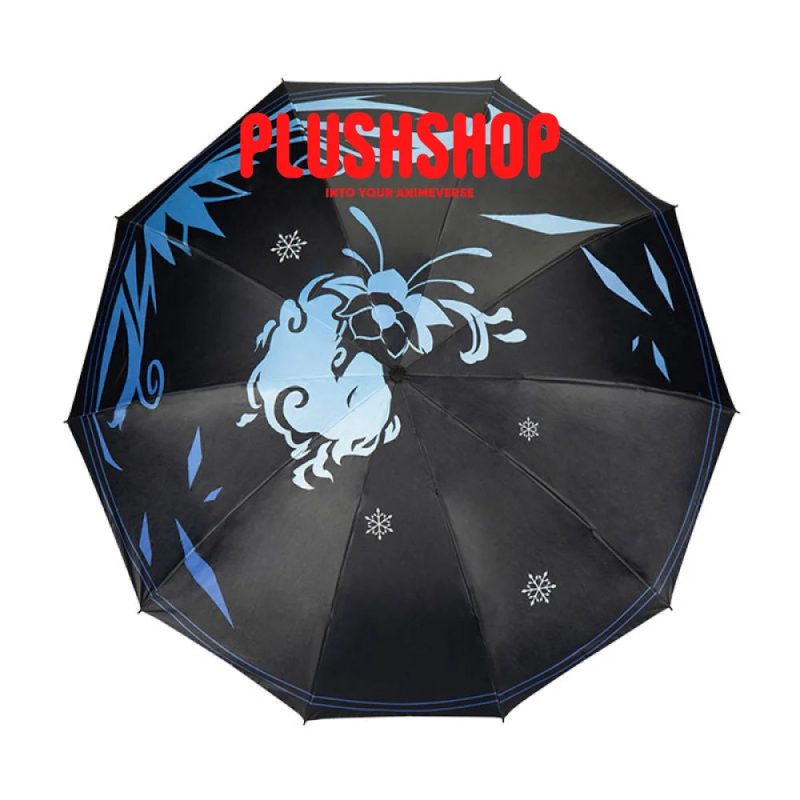 Genshin Furina Compact Folding Umbrella Neuvillette Auto Windproof Travel With 10 Ribs Ganyu 雨伞