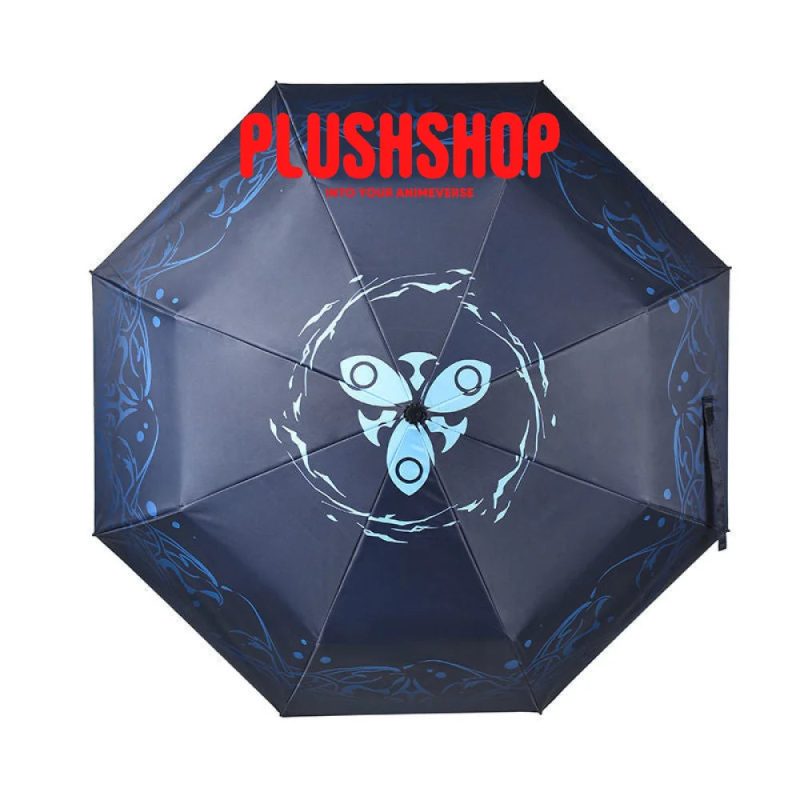 Genshin Furina Compact Folding Umbrella Neuvillette Auto Windproof Travel With 10 Ribs Tartaglia 雨伞