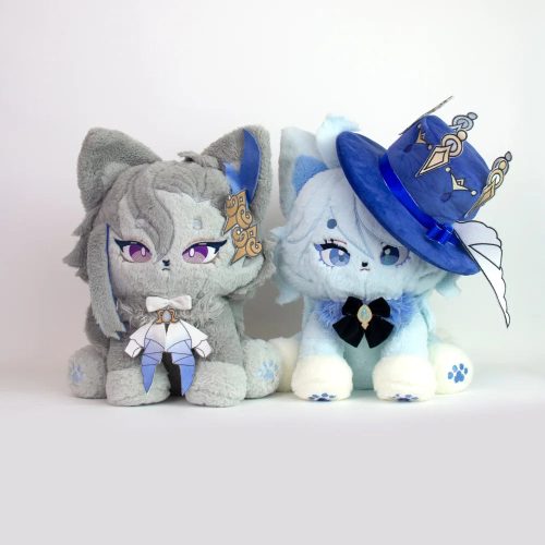 Genshin Impact Furinameow & Neuvillettemeow Plushie Combo Pack(Pre-Order 45Cm