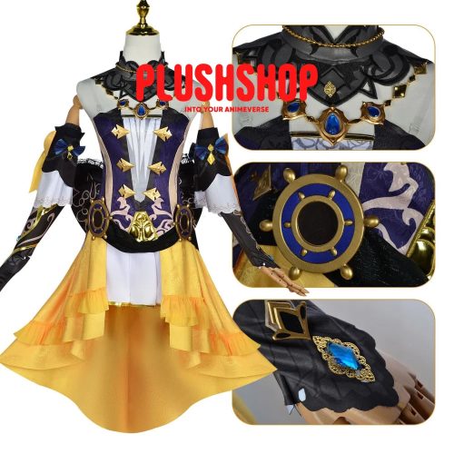 genshin impact navia cosplay costume full set tao zhuang 609