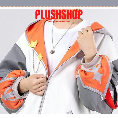 genshin impact tartaglia zhongli theme costume cosplay casual wearing outfit coat wai tao 470