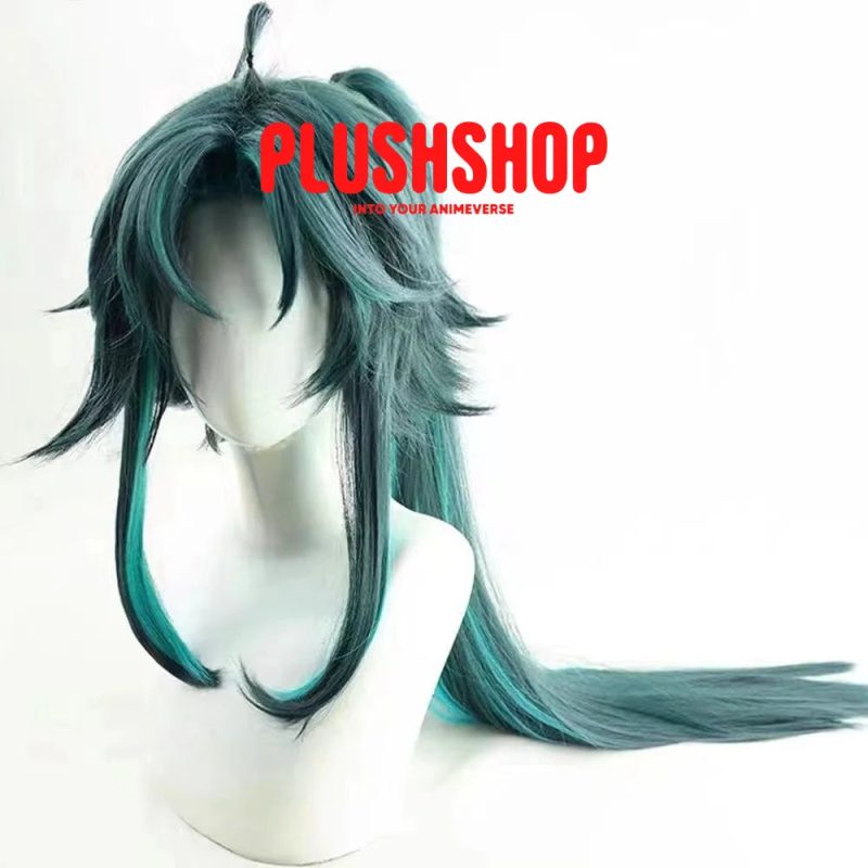 genshin impact xiao cosplay wig ponytail included 624