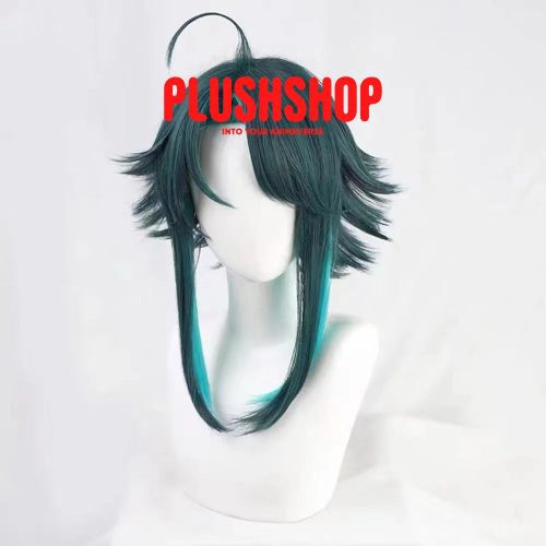 genshin impact xiao cosplay wig ponytail included 769