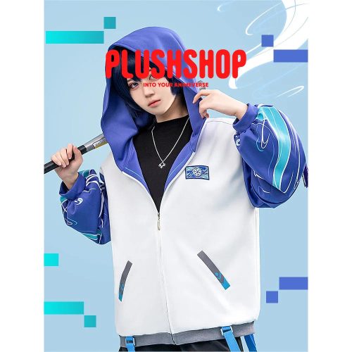 genshin impact xiao wanderer theme costume cosplay casual wearing outfit coat wai tao 376