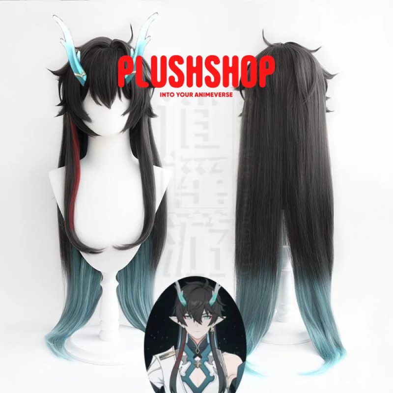 honkai starrail danheng imbibitor lunae cosplay wig ponytail included jia fa 694