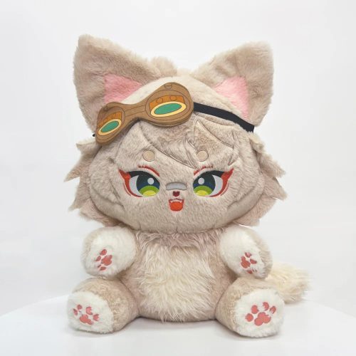 「In Stock」45Cm Genshin Cat Bennett Plush Bennettmeow Cute Puppet 45Cm 玩偶