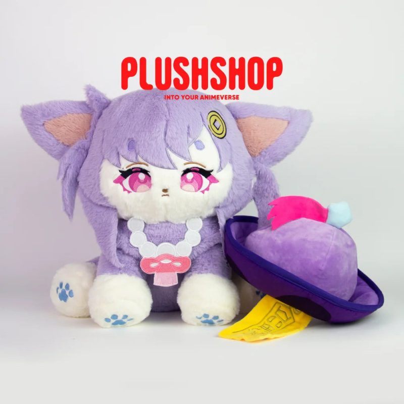 limited edition qiqi meow plush genshin 17in wan ou 437