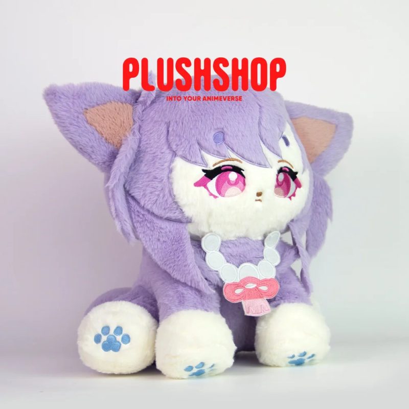 limited edition qiqi meow plush genshin 17in wan ou 907